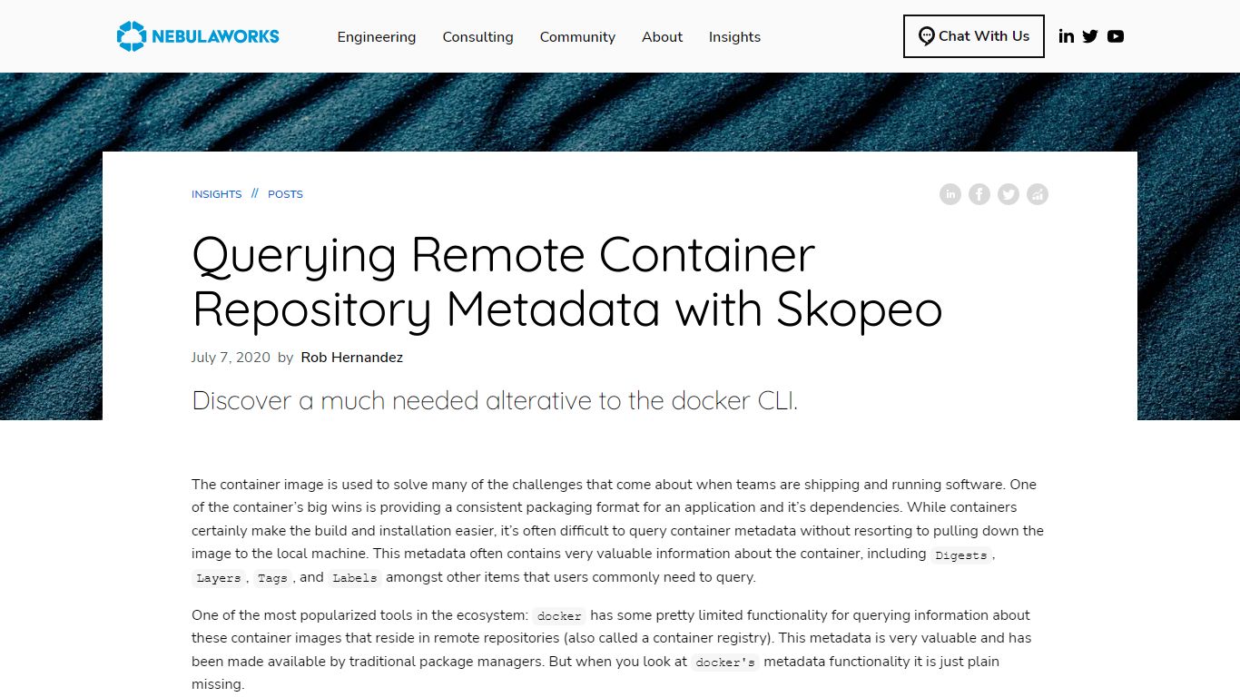 Querying Remote Container Repository Metadata with Skopeo